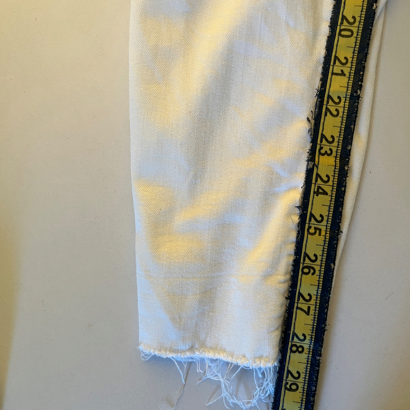 Falls Creek Women's White Denim Jeans Size Large 10 - Picture 8 of 9